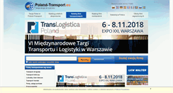 Desktop Screenshot of poland-transport.eu